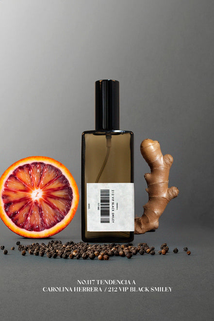 No.117 Tendencia a Carolina Herrera / 212 VIP BLACK SMILEY 60 ml