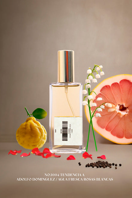 No.1004 Tendencia a Adolfo Dominguez /AGUA FRESCA DE ROSAS BLANCAS 60 ml