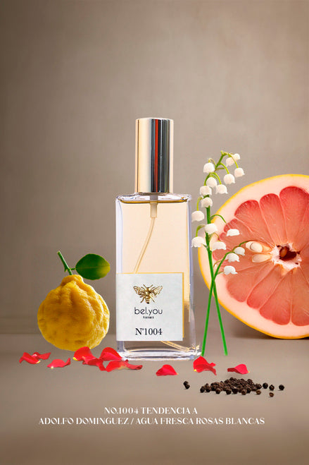 No.1004 Tendencia a Adolfo Dominguez /AGUA FRESCA DE ROSAS BLANCAS 60 ml