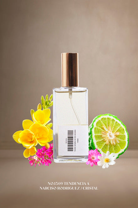 No.1509 Tendencia a Narciso Rodriguez / CRISTAL 60 ml